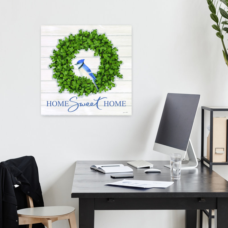 Home Sweet Home Blue Jay, H 18 po x l 18 po