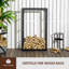 Syracause 60cm W Metal Log Rack