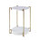 Evangeline Marble End Table