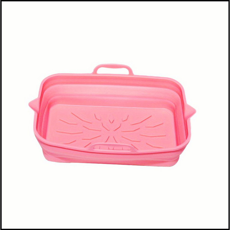 Doublures de friteuse à air en silicone réutilisables résistantes à la chaleur, pour un nettoyage et une cuisson faciles