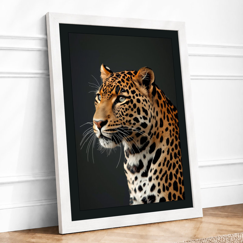 Leopard Study Modern - Print, A3 - 42.0 x 29.7 cm, White
