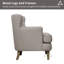 Fauteuil l 32 po capitonné en lin-831465435