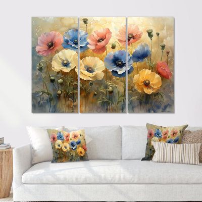 Ensemble de salon Stowmarket - Poppies Wall Art