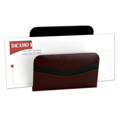 Porte-lettre en cuir contemporain 7000 series bourgogne