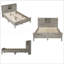 Ensemble de chambre à coucher de ferme, ensemble de chambre à coucher 3 pièces avec station de charge-225095932-225095933