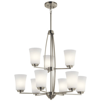 Tao 9 - Light Dimmable Tiered Chandelier