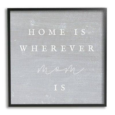 «Where Mom Is», art de la giclée encadrée par Lil 'Rue