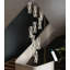 Lustre moderne à DEL à intensité variable pour plafonds hauts - noir-1149343601