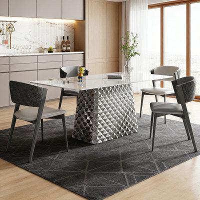 Modern minimalist dining table