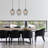 3 - Light Kitchen Island Geometric Pendant