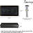 Davivy 13.4" Black Ceramic Rectangular Vessel Bathroom Sink with Pop Up Drain
