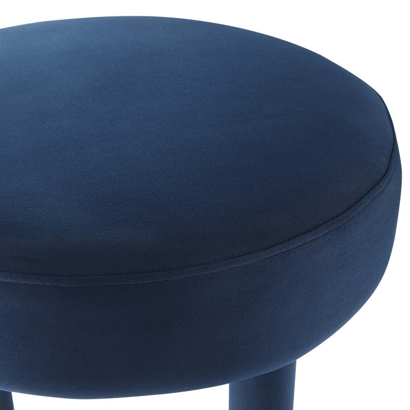 Tabouret Modway Toulouse, Doré, Bleu minuit, Tabouret de bar (siège d’une hauteur de 30 po)