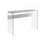 Console moderne avec pieds en verre trempé transparent-115258050