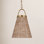 Darnaja Single Light Rattan Steel Dimmable Pendant