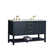 Vicini 54" Double Bathroom Vanity Set