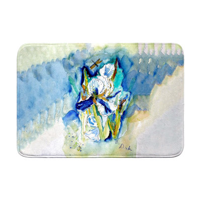 White Iris Bath Mat