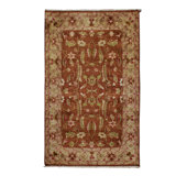 Oriental Area Rug in Cream