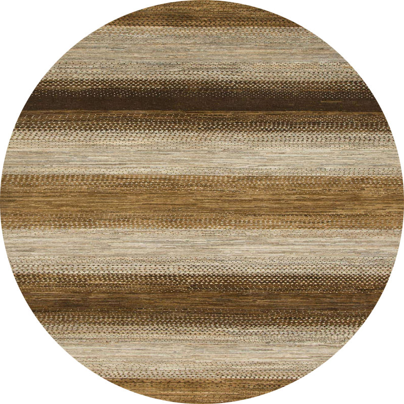 Abstract Indoor Rug, Round 6'