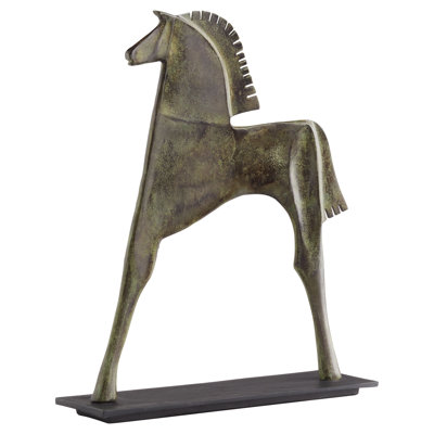 Figurine / sculpture étrusque H 18,25 po faite à la main