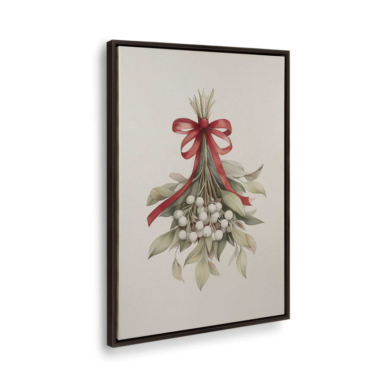 Impression sur toile «Mistletoe Magic», H 30,75 po x l 20,75 po, Érable américain