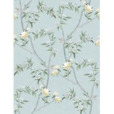 Spring Blossom Chinoiserie Floral Vine 33' L x 21" W Wallpaper Roll