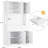 70.1" Kitchen Pantry Cabinet-689263306