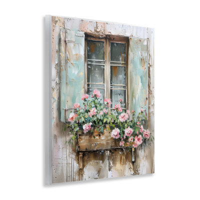 French Country Window Wall Plaque, design by Arlington Prints