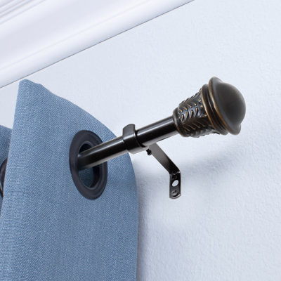 Chenese Metal Adjustable Single Curtain Rod
