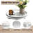 Wooden Beaded Decor Tray For Coffee Table, Rustic Farmhouse Centerpiece With Unique Beaded Edge, Durable Wood Serving Tray For Home Decor And Display-839001704