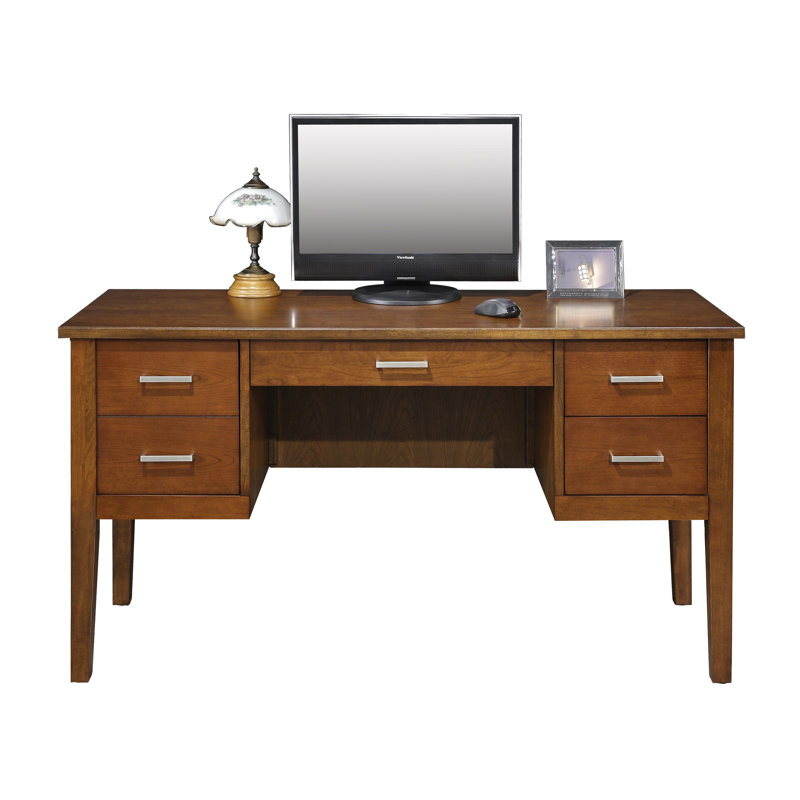 Volya Writing Desk, Brown Cherry