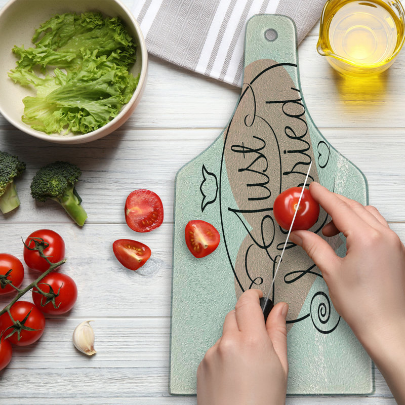 Planche à découper en verre trempé Ambesonne