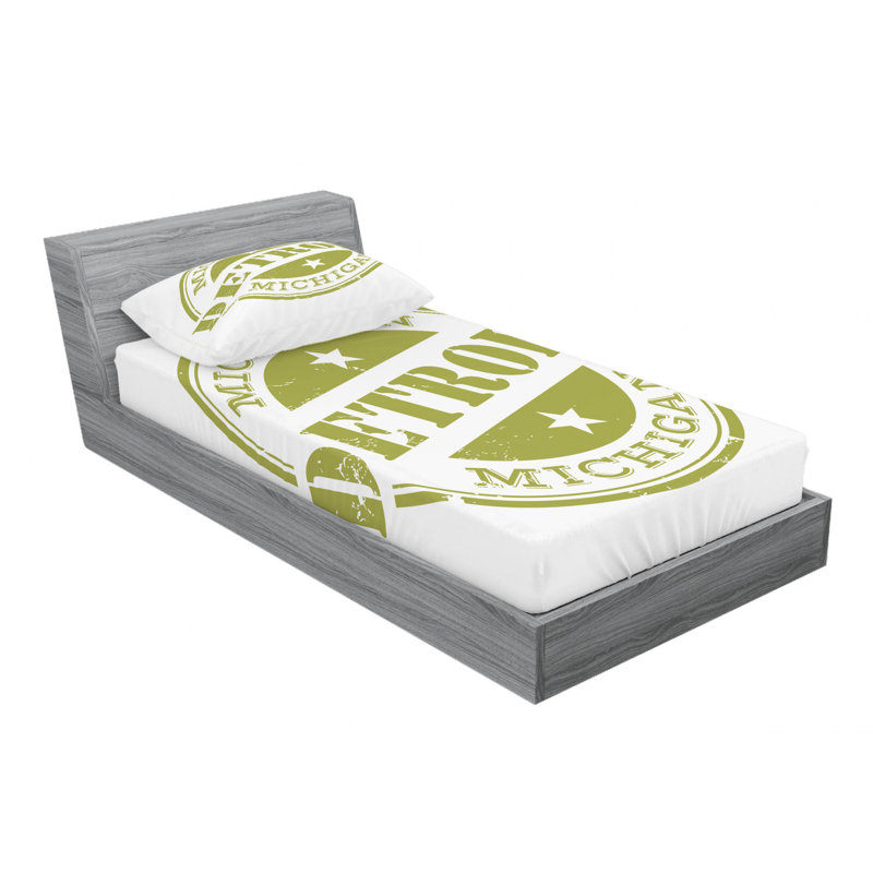 Microfiber Sheet Set, Twin XL Sheet Set with Fitted Sheet