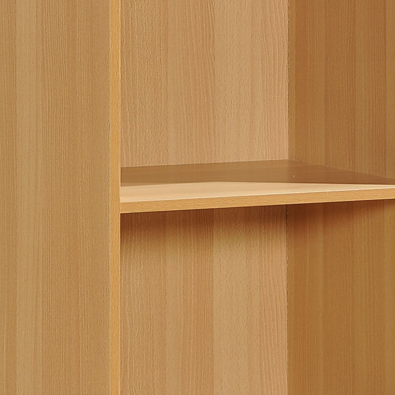 Bessan Bookcase, Beech, (5 Shelves) 59.1" H x 15.9" W x 12" D