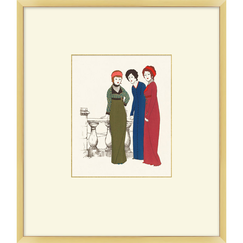 Nouveau Fashion Illustration 7 Painting