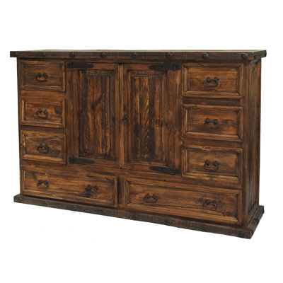 Solid Wood 67.5'' W 8 - Drawer Dresser