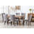 Friedhard Upholstered Wing-Back Dining Chair with Backstitching Nailhead Trim and Solid Wood Legs,Set of 2-189185872
