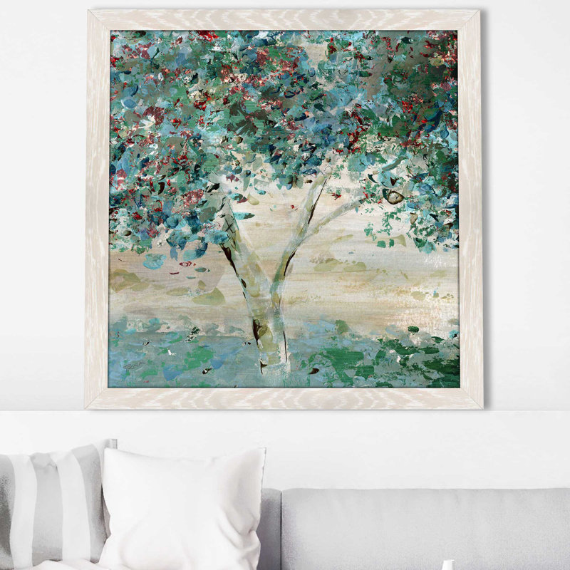 «Farmhouse Spice» par Katrina Craven - Peinture, H 37,5 po x l 37,5 po x P 1 po, Cadre crème délavé