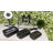 Paris Transparent Makeup Case with Adjustable Shoulder Strap Cosmetic Travel Case 4 Different Size