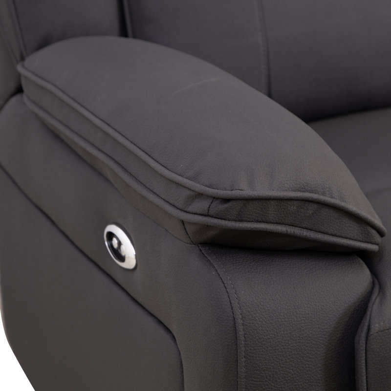 Maplewood Milan Manual Recliner Armchair - Mocha, Does Not Apply, 102" H x 157" W x 95" D, Power