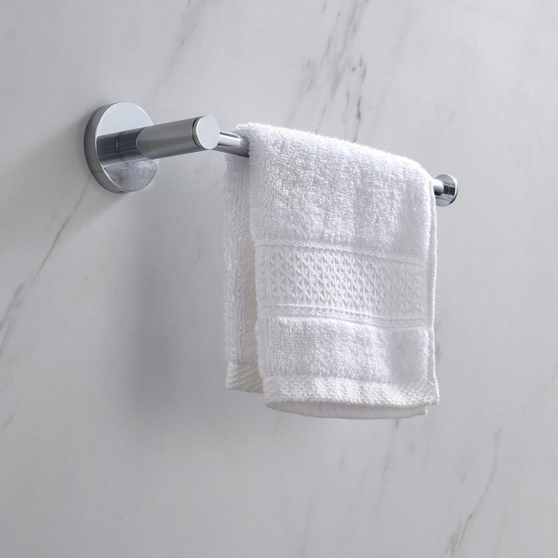 Circular 2 - Piece Bathroom Hardware Set, Chrome