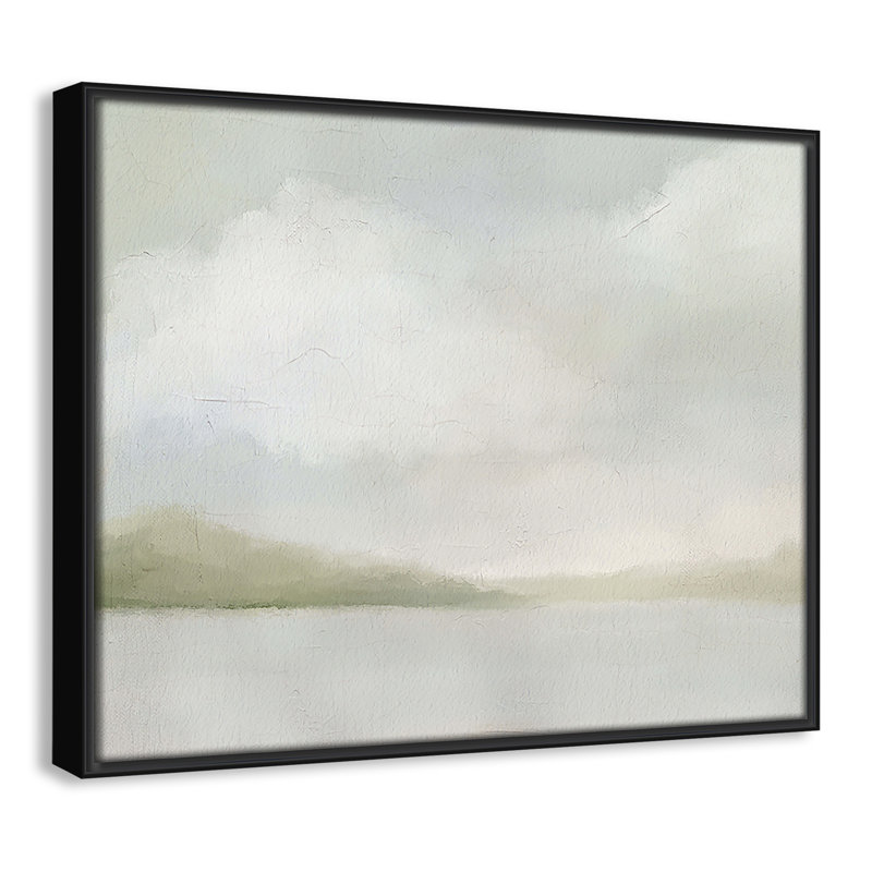 Queensland - Toile avec cadre flottant, H 12,5 po x l 15,5 po, Noir