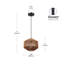 Luminaire suspendu 1 lumière Supranowitz