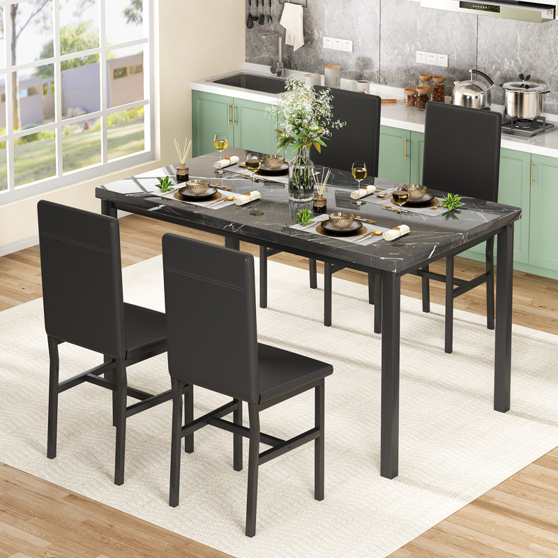 Ensemble repas pour 4 personnes Jepsen, Blanc, Blanc