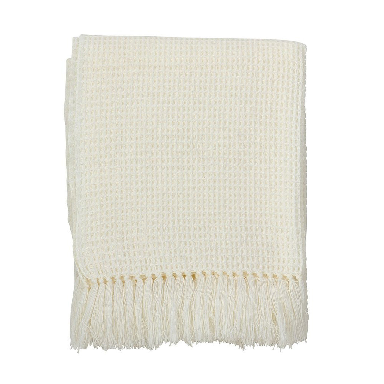 Loomis Throw Blanket, Ivory
