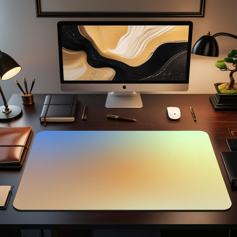 Polyester Desk Pad, 23.6x13.8