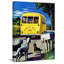 «School Bus» par Stevan Dohanos, reproduction sur toile tendue-15880831