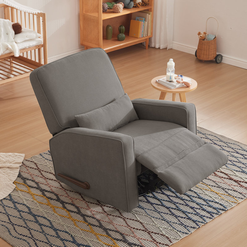 Fauteuil inclinable et pivotant Azizi, Brown