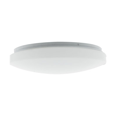 1-Light 14" LED CCT Selectable Flush Mount with Microwave Sensor