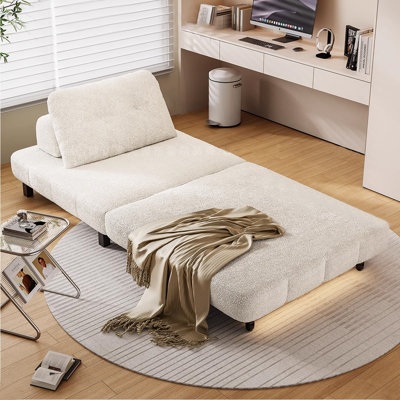 Canapé modulaire en velours kaki