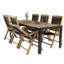 Stian 6 - Person Acacia Patio Dining Set with Rectangular Table